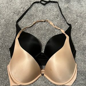 2 Victoria’s secret Plunge Halter Bra 34D